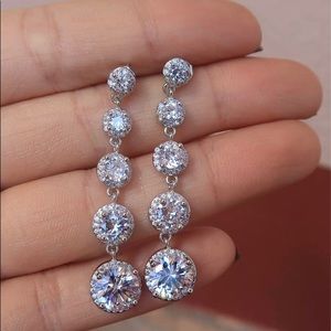Long Elegant Drop Earrings
